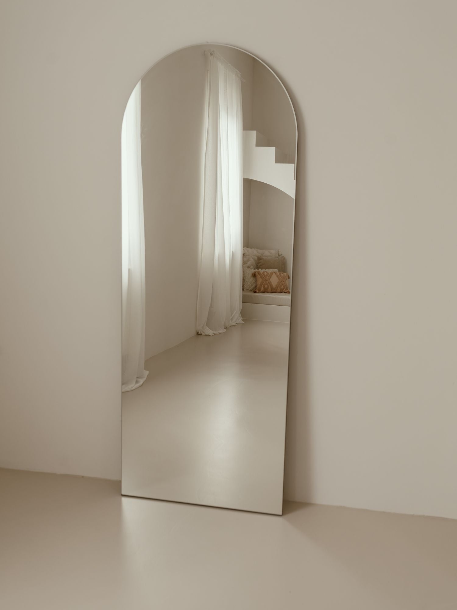 Lustro Podłogowe Bezramowe 180x70