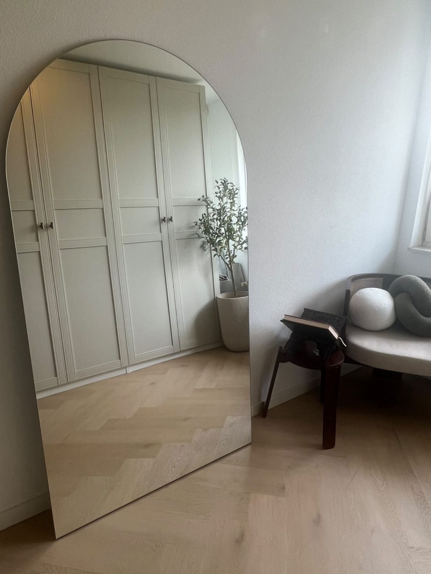 Duże Lustro Podłogowe Bezramowe 180x100