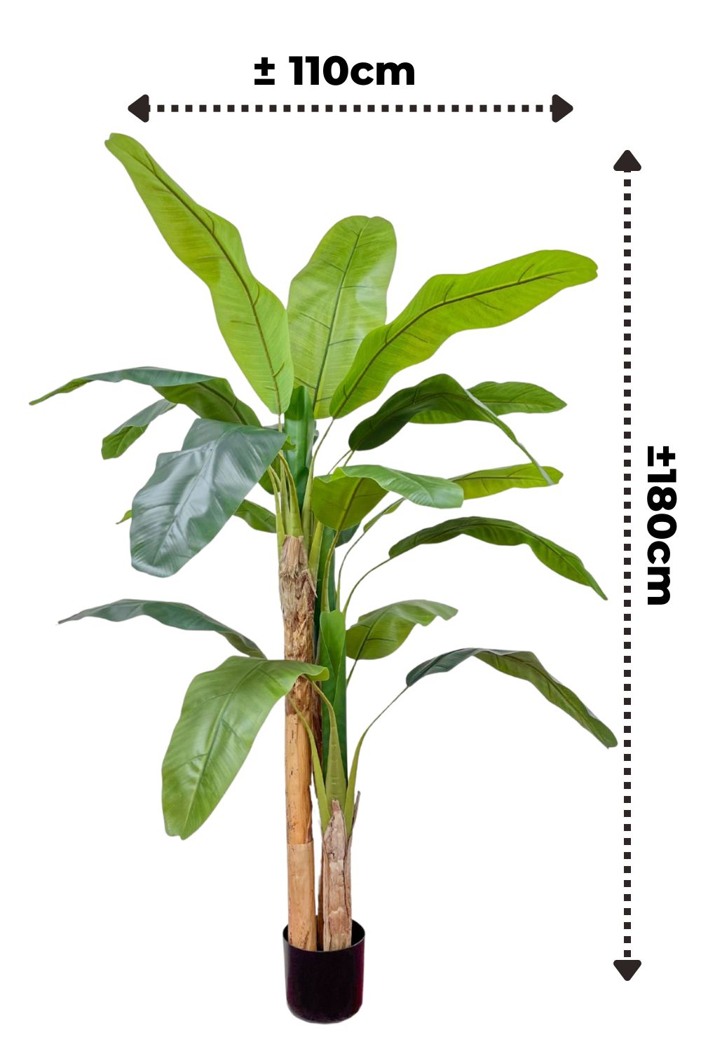 Sztuczna Roślina Bananowiec 180 cm