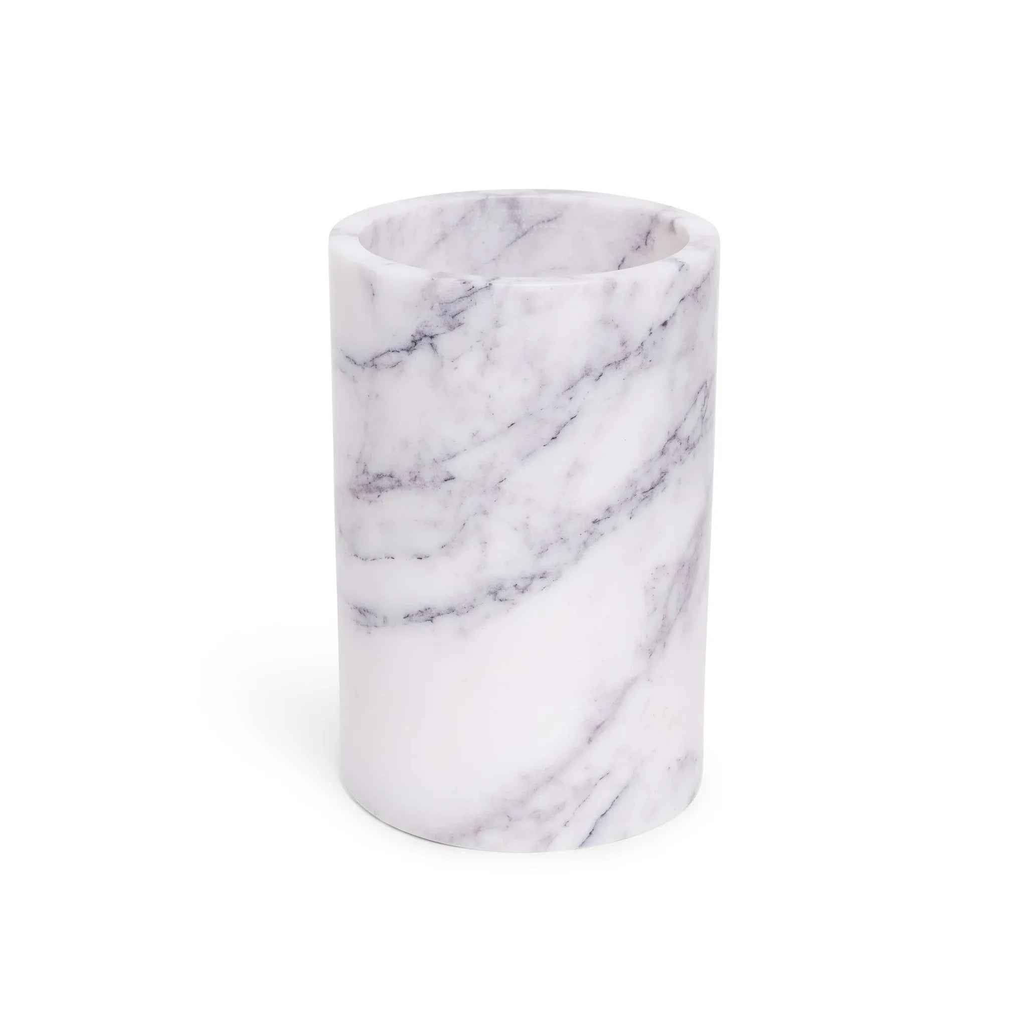 Marmurowy wazon/chłodnik do wina biały Ø12x18 cm