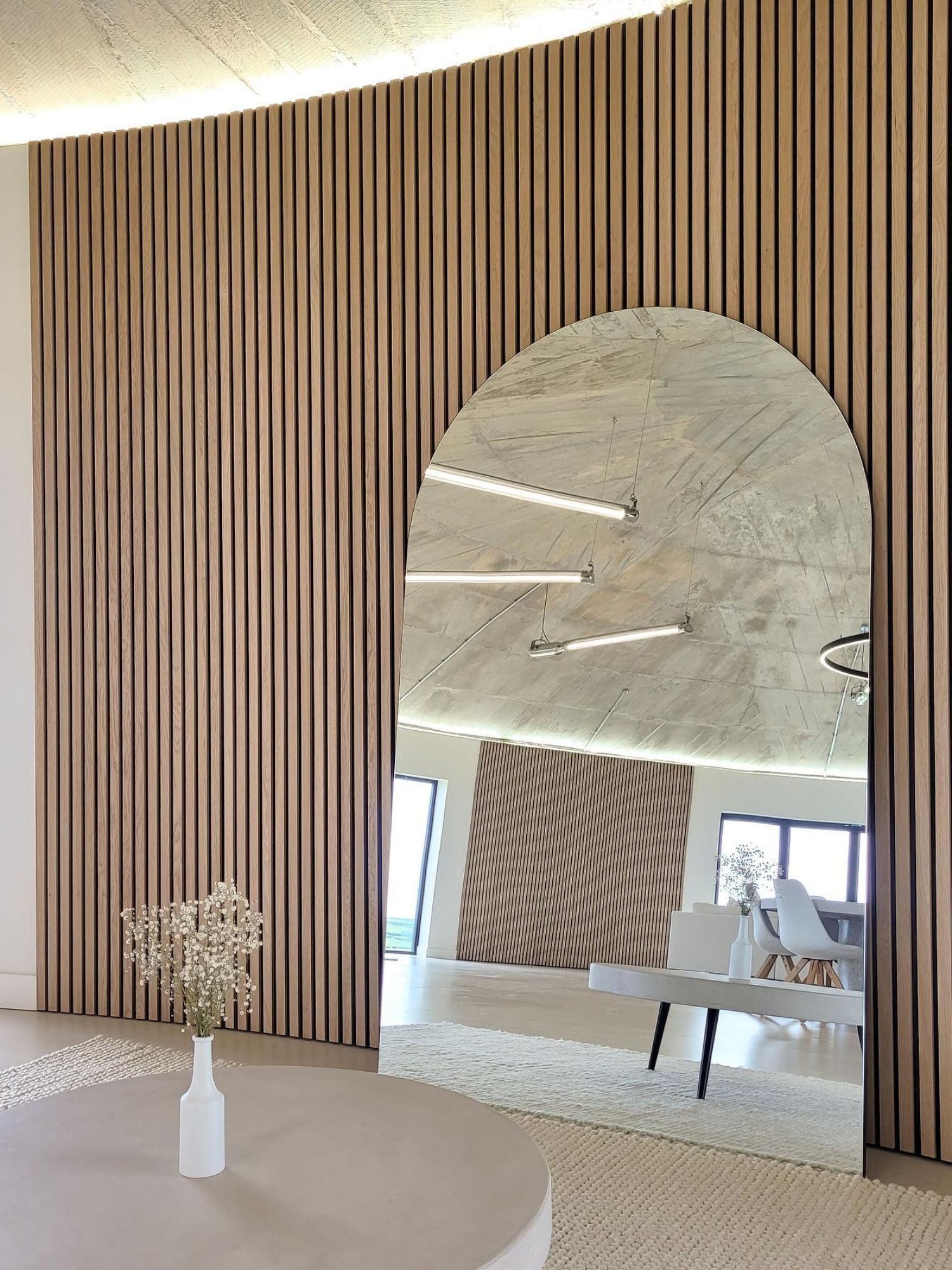 Duże Lustro Podłogowe Bezramowe 180x100